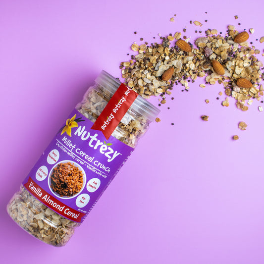 Millet Cereal Vanilla Almond Jar 370gms