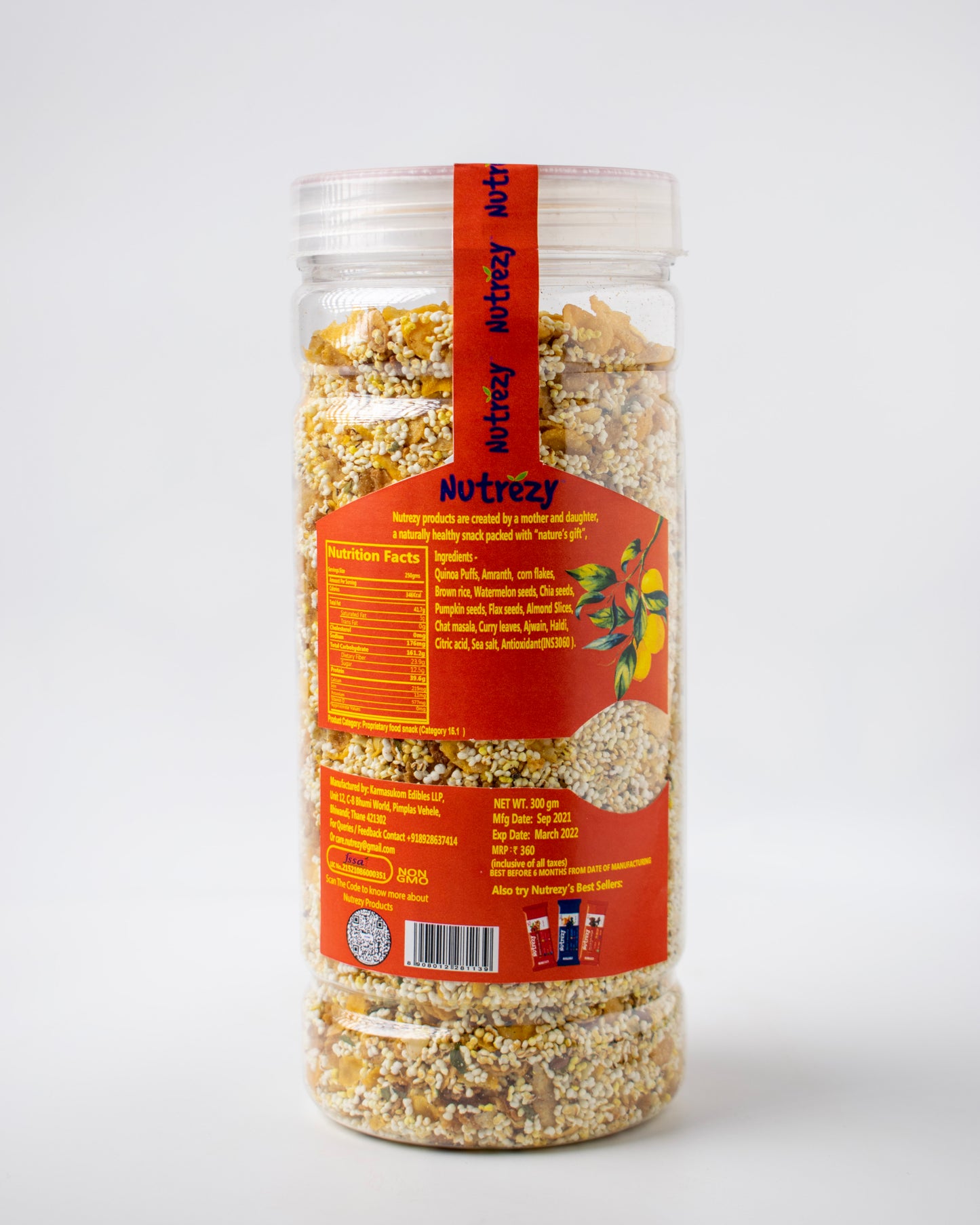 Tangy Quinoa Lime Snack 350gms