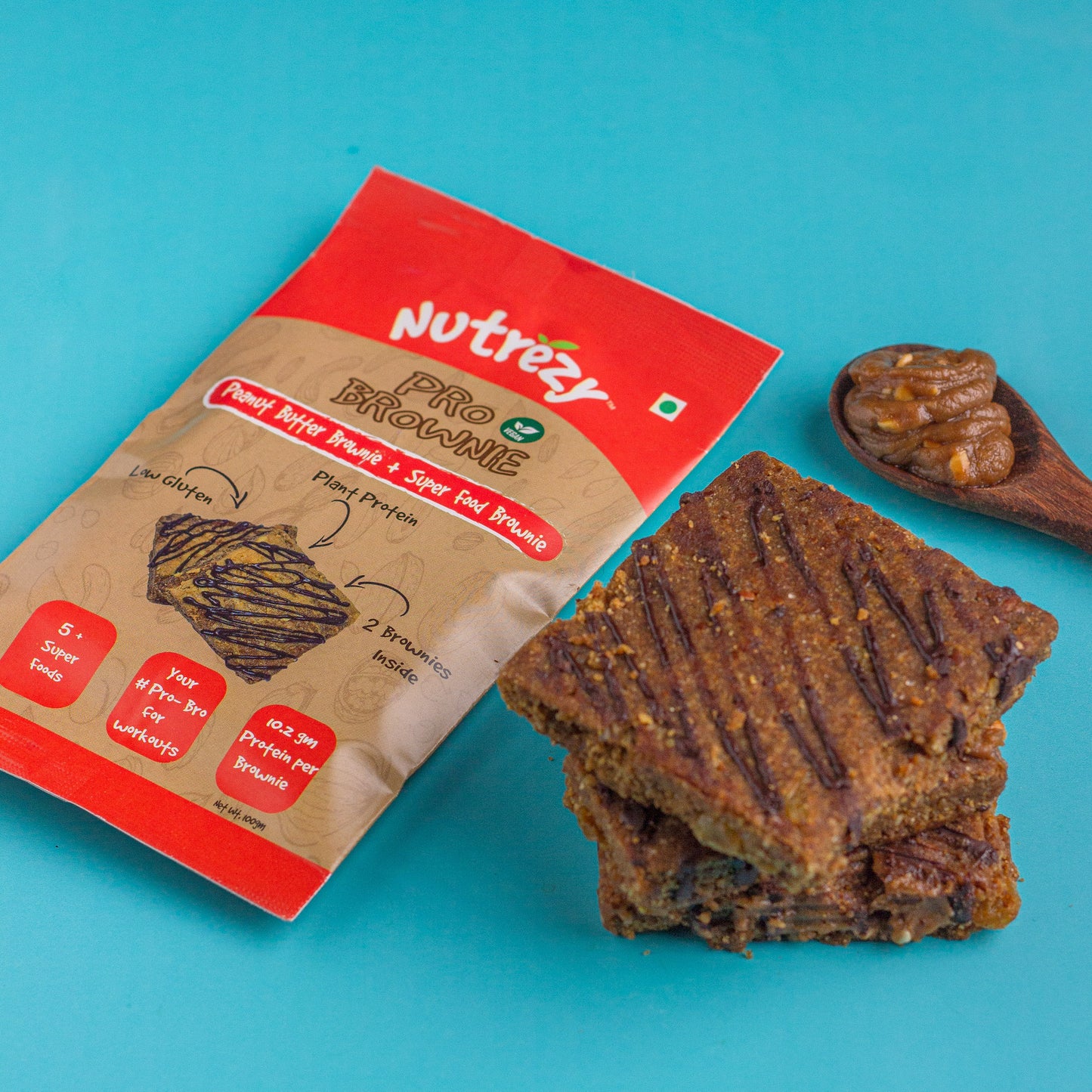 Pro Brownie - Peanut Butter Brownie & Super Seed Brownie 100gms