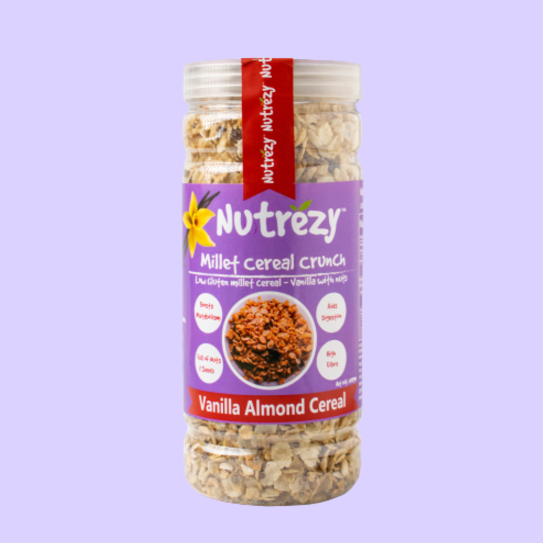 Millet Cereal Vanilla Almond Jar 370gms