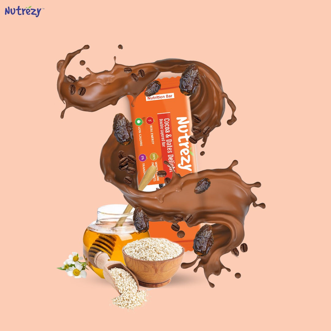 Cocoa Dates Delight Bar - Pack 0f 6 - 240gms